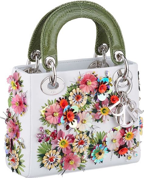 dior tote bag floral